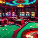 Experience the thrill of winning at https://ibet.gold/ with vibrant casino tables, lively players, and colorful slot machines.