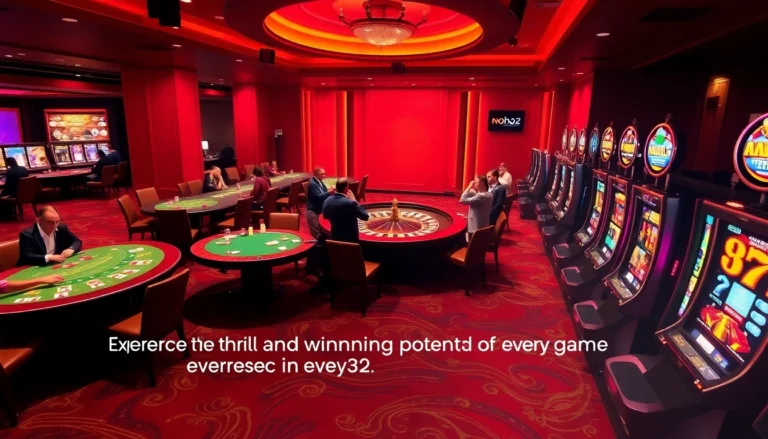 Experience the thrill of winning at nohu52 with vibrant casino games and engaging players at tables.