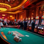 Explore thrilling gambling excitement with https://789f.living/ as players engage at roulette and poker tables in an energetic casino setting.
