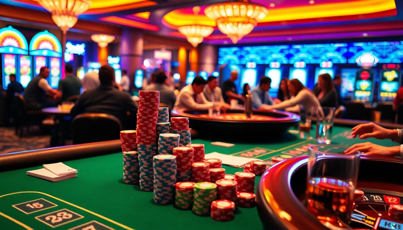 Experience exciting gambling moments at https://789f.living/, where players engage with lively casino tables full of colorful poker chips and dynamic games.
